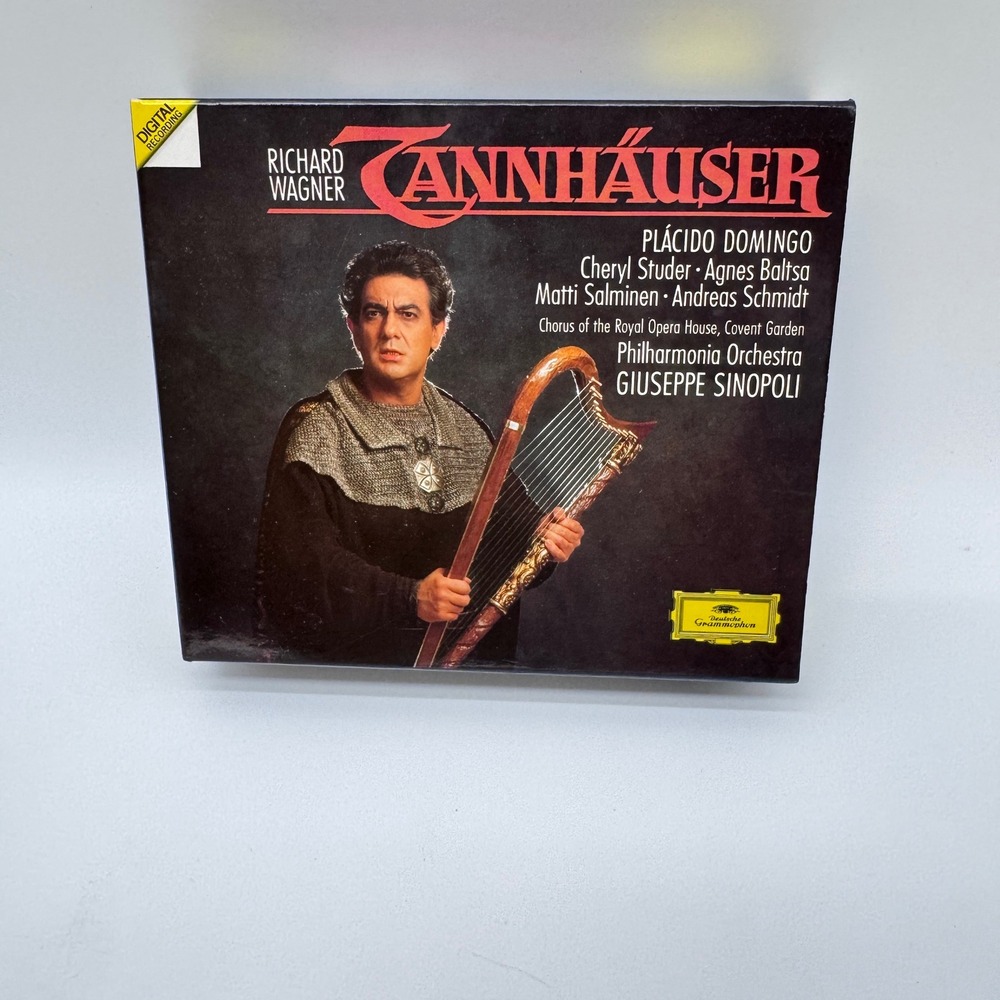 Wagner Tannhäuser Placido Domingo Sinopoli 3 CD Set Deutsche Grammophon Opera